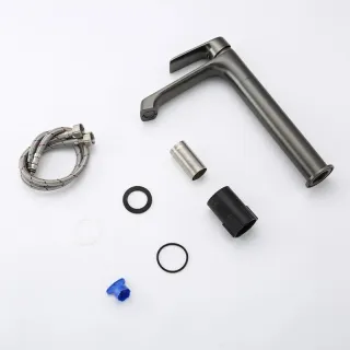 Смеситель для раковины Frap F1071-29 Оружейная сталь